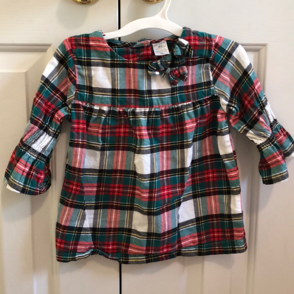 Carter’s plaid girls blouse